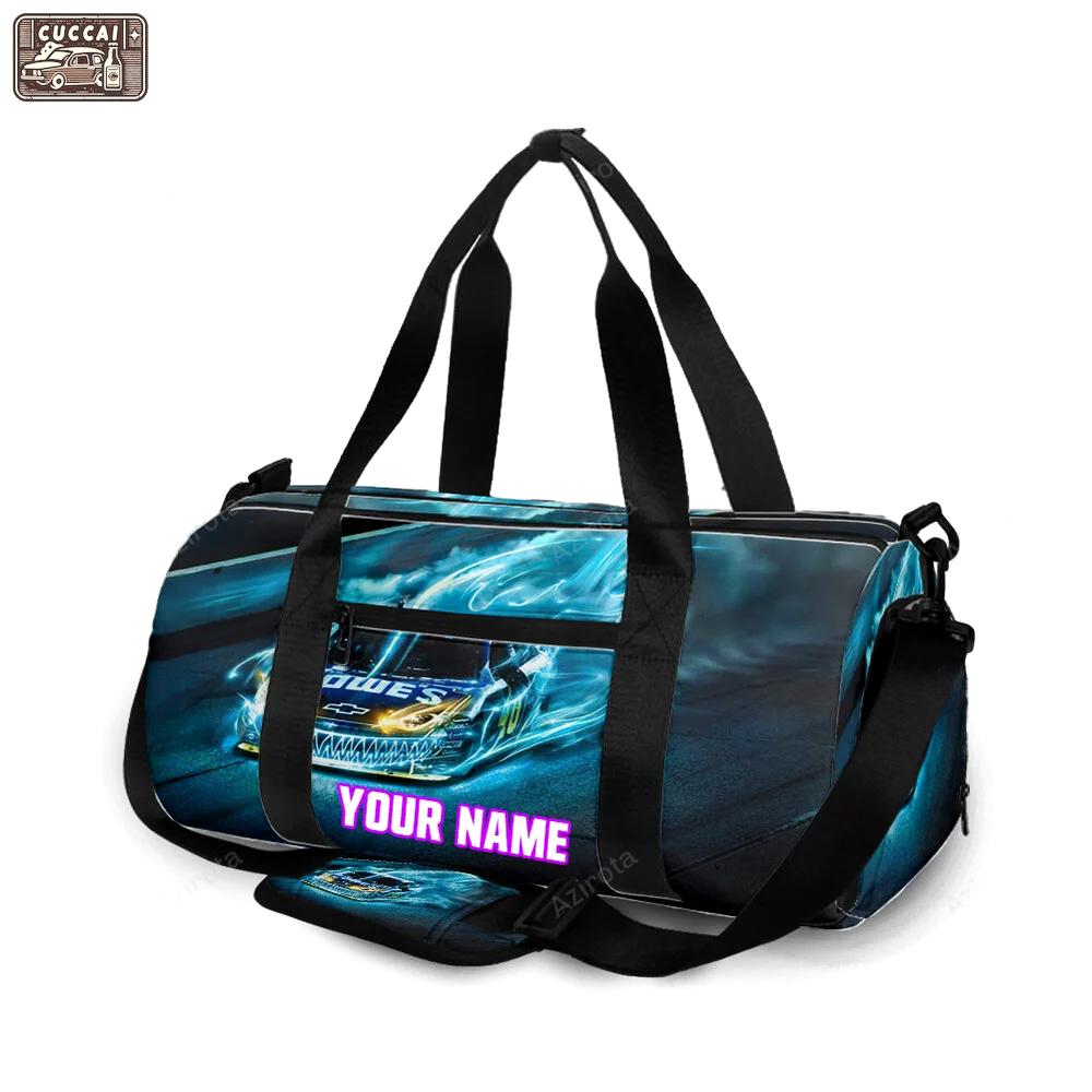 Nascar hendrick motorsports car21 personalized name travel bag gym bag 1778 Travel Bag