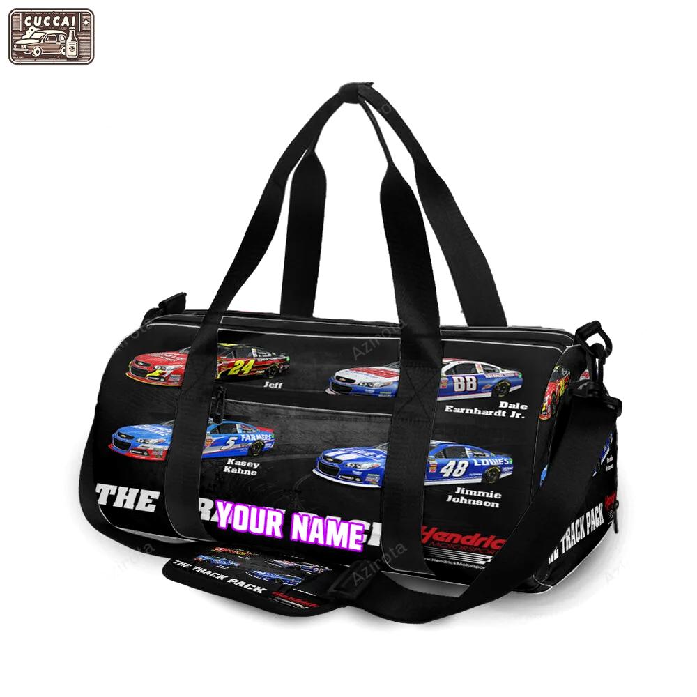 Nascar hendrick motorsports car5 personalized name travel bag gym bag 2056 Travel Bag