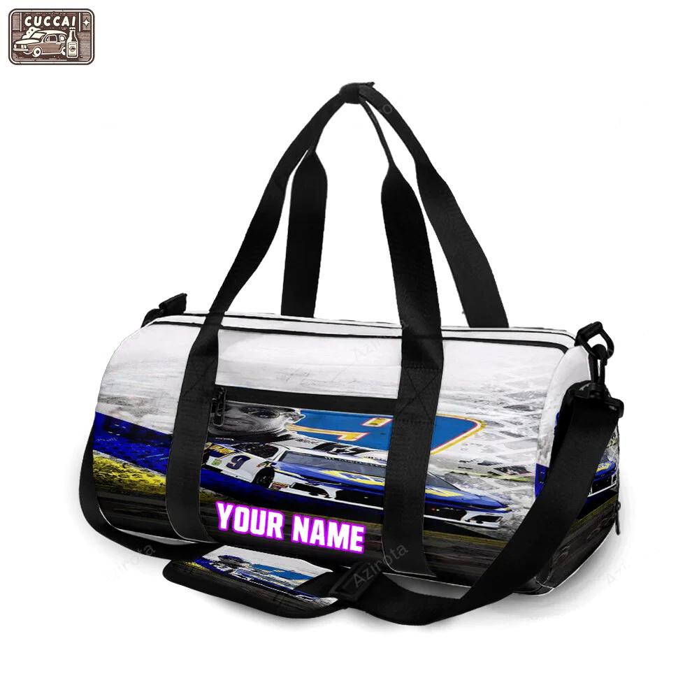 Nascar hendrick motorsports chase elliott12 personalized name travel bag gym bag 1039 Travel Bag