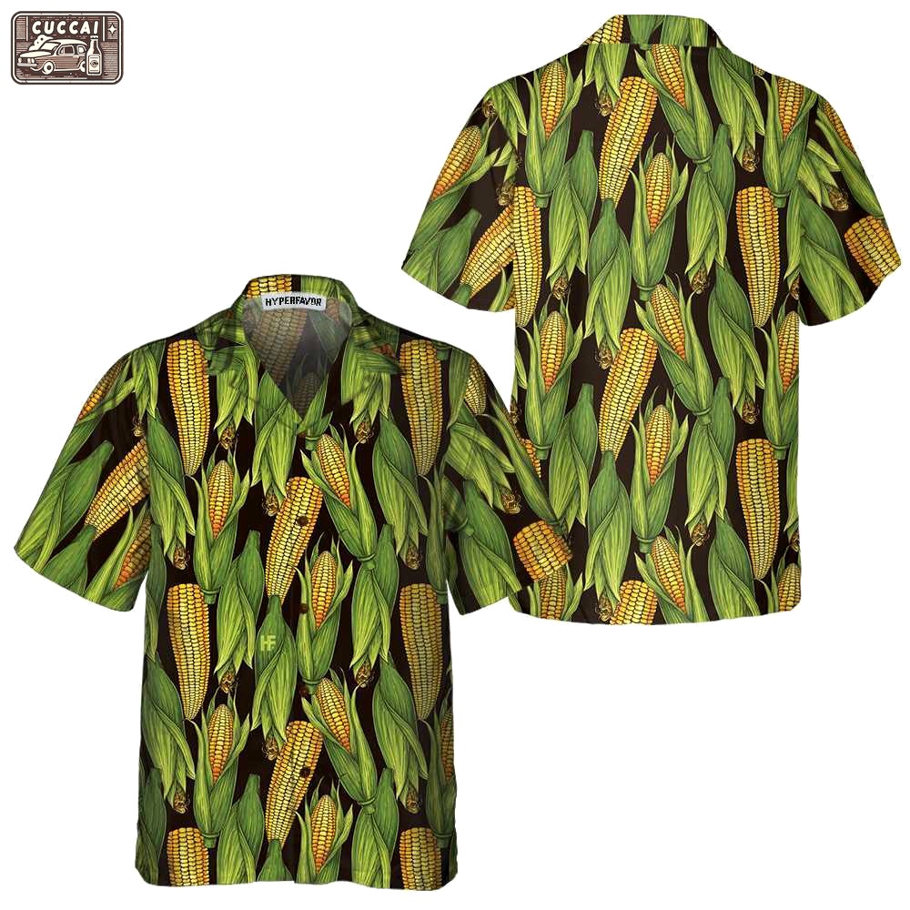 Natural corn cobs hawaiian shirt Hawaii Shirt Shorts & Flip Flops