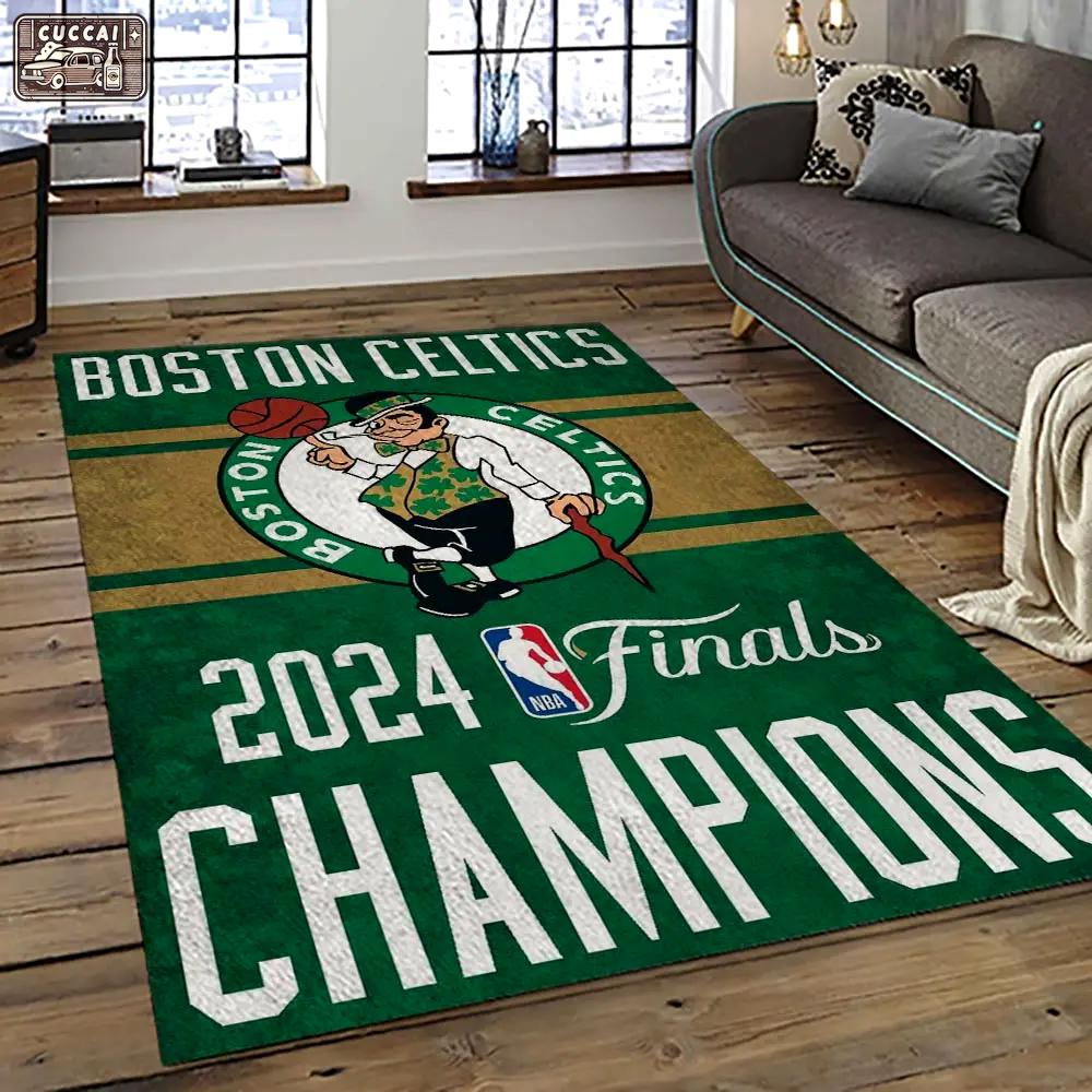 Nba boston celtics basketball team logo sport carpet area rug home decor best gift for friends bc63 Rectangle Rug
