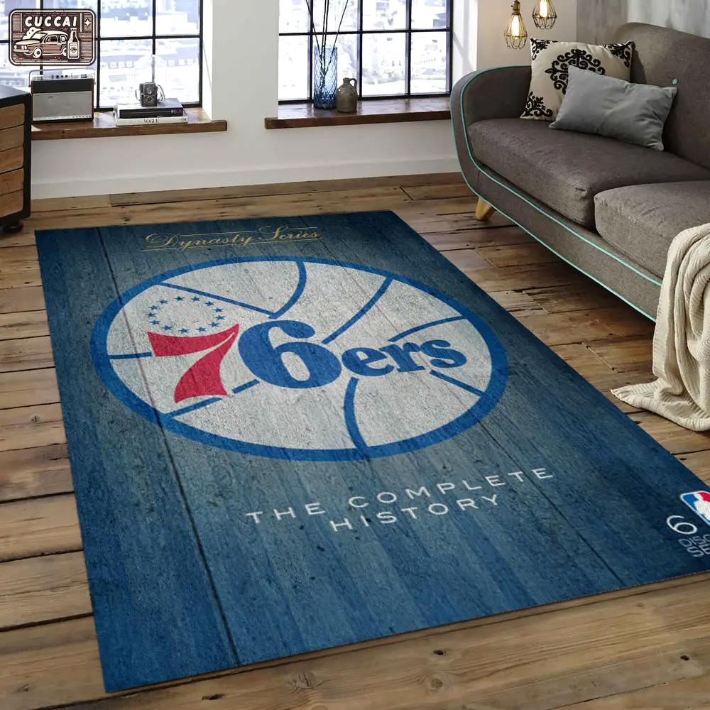 Nba charlotte hornets basketball legend team logo rectangle area ch39 Rectangle Rug