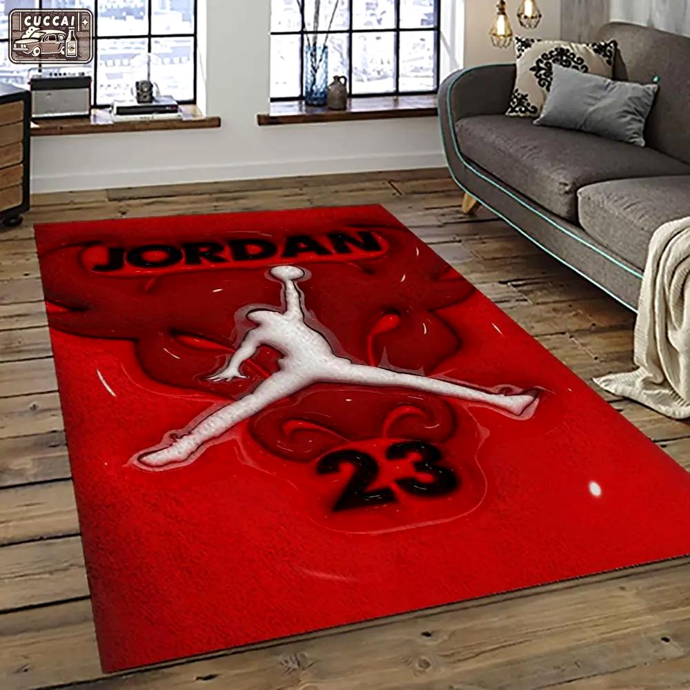 Nba chicago bulls basketball team logo sport carpet area rug home decor best gift for friends cb78 Rectangle Rug