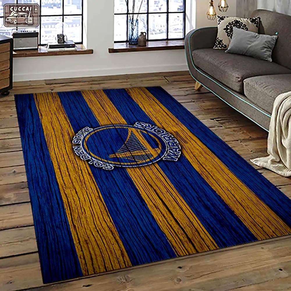 Nba golden state warriors basketball team logo sport carpet area rug home decor best gift for friends gsw80 Rectangle Rug