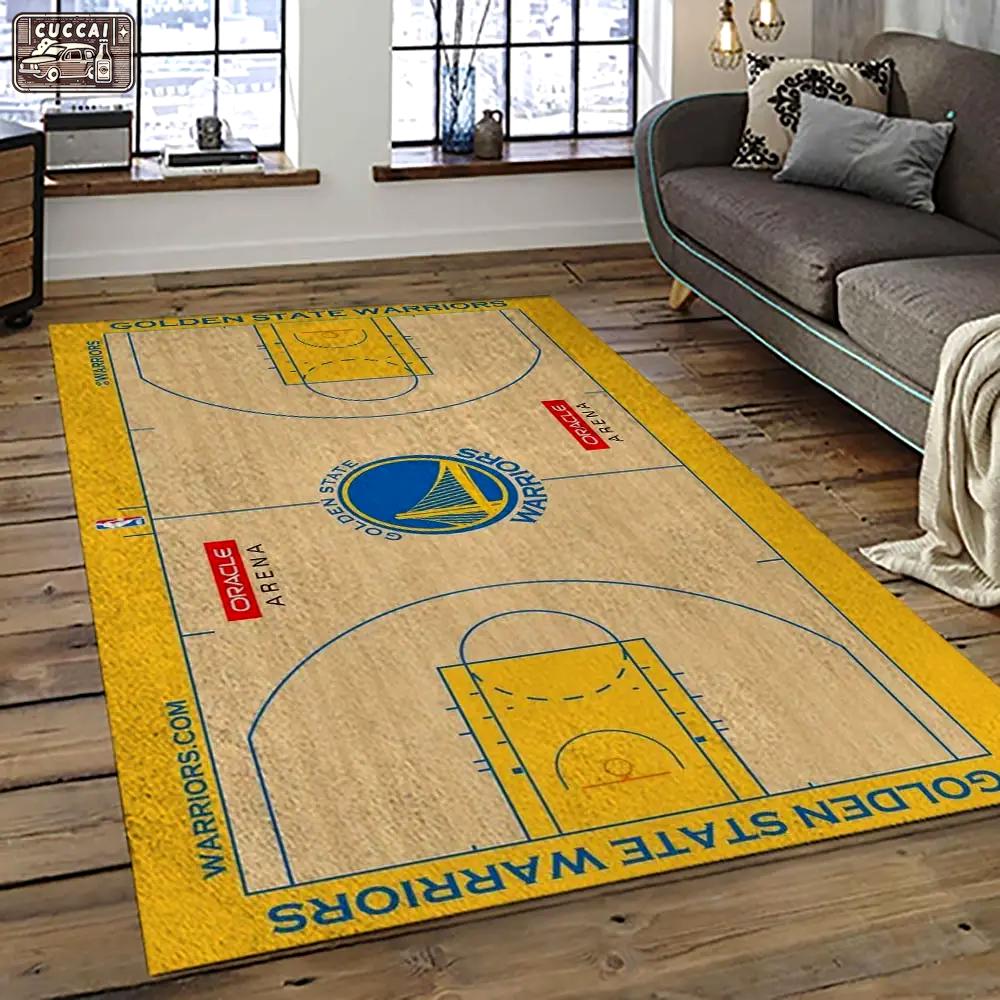 Nba golden state warriors basketball team logo sport carpet area rug home decor best gift for friends gsw94 Rectangle Rug