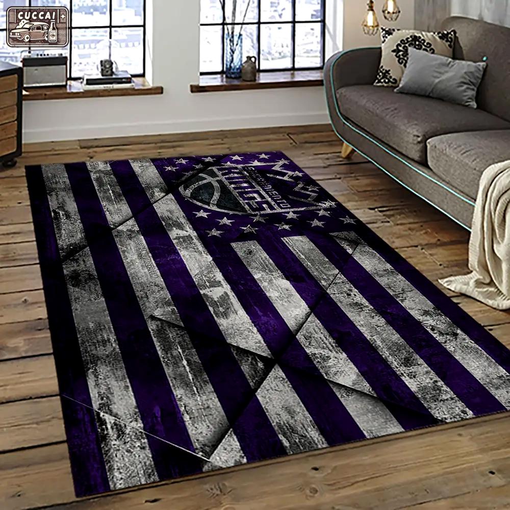 Nba sacramento kings basketball team logo sport carpet rectangle area rug for living room sck13 Rectangle Rug