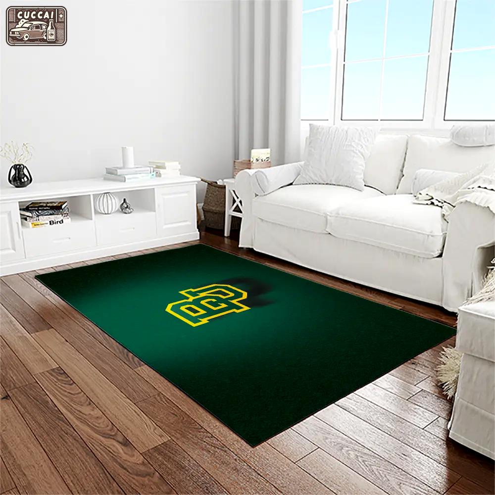 Ncaa baylor bears sport basketball and foolball team logo rectangle area rug bb30 Rectangle Rug