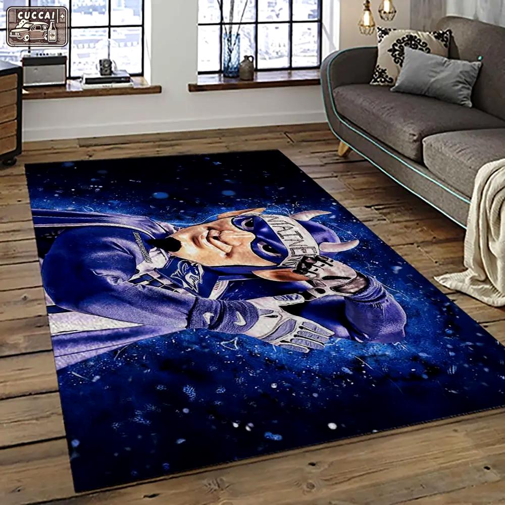 Ncaa duke blue devils football team logo sport carpet area rug home decor best gift for friends dkbd15 Rectangle Rug