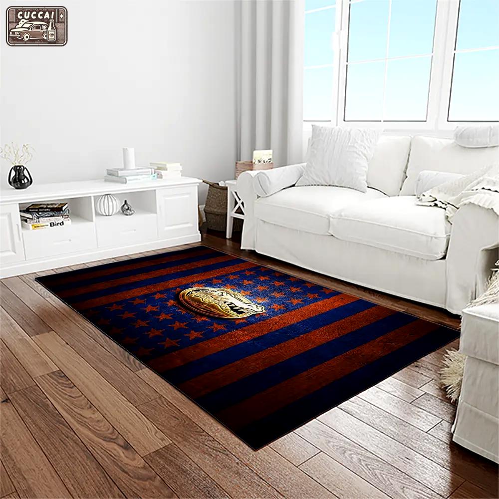 Ncaa florida gators college sport basketball and foolball team logo rectangle area rug fg01 Rectangle Rug