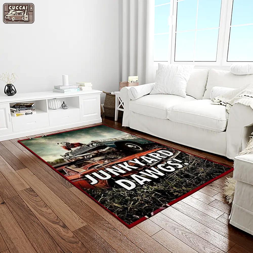 Ncaa georgia bulldogs college sport basketball and foolball team logo rectangle area rug gbs56 Rectangle Rug