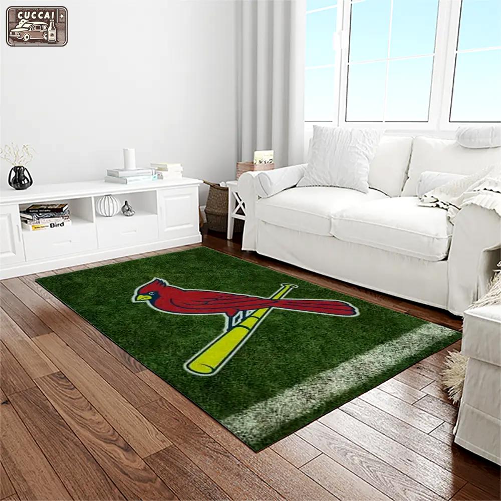 Ncaa louisville cardinals college sport basketball and foolball team logo rectangle area rug lics49 Rectangle Rug