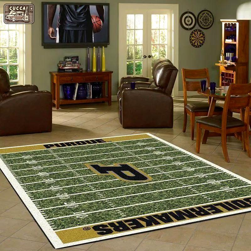 Ncaa purdue boilermakers homebeautyus rug regtangle carpet Rectangle Rug