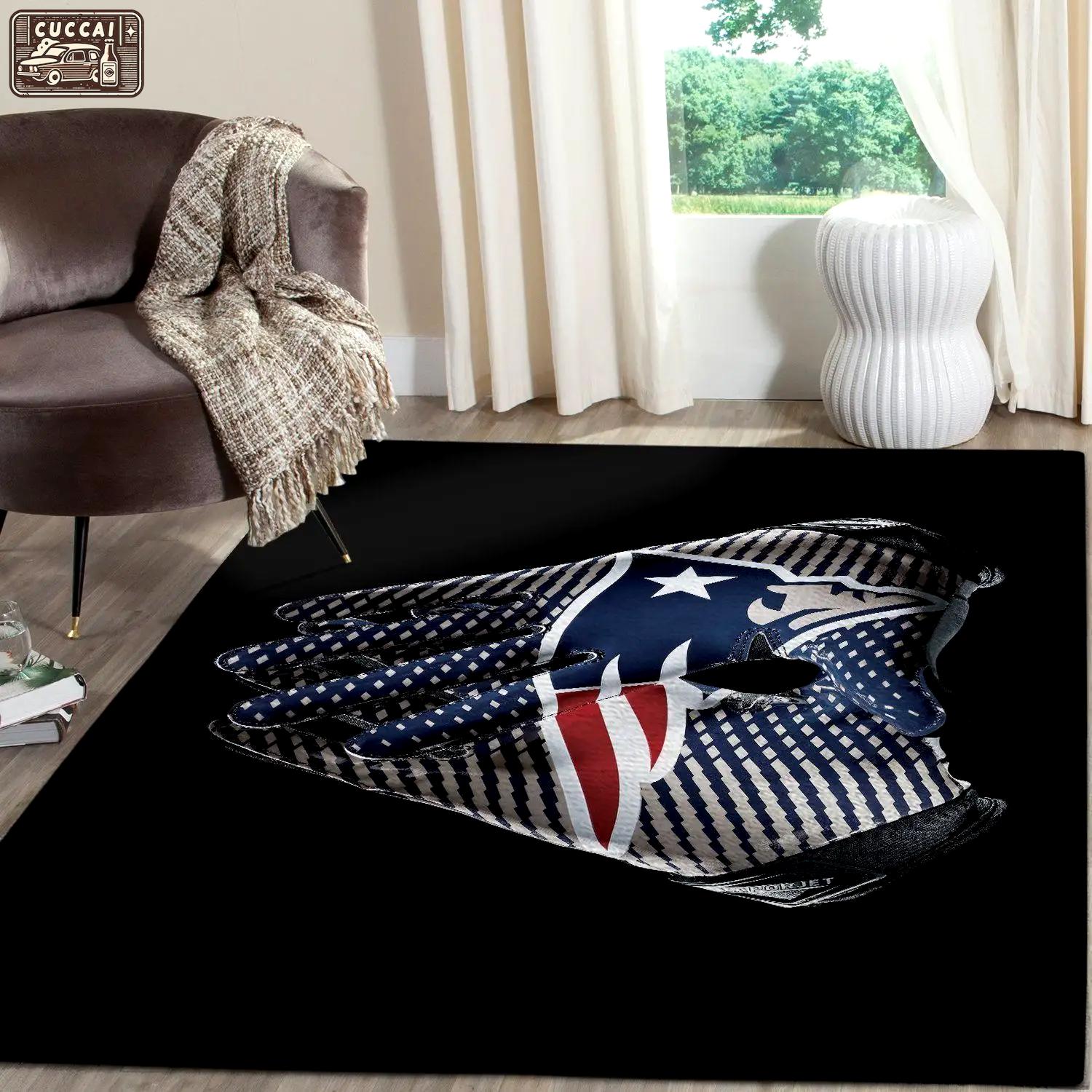 New england patriots nfl football carpet living room rug regtangle carpet v799 Rectangle Rug