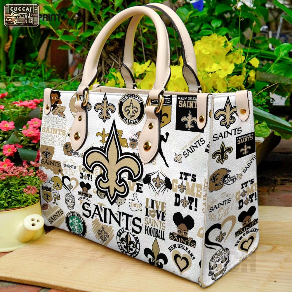 New orleans saints leather bag for women gift 1494 Women Leather Hand Bag