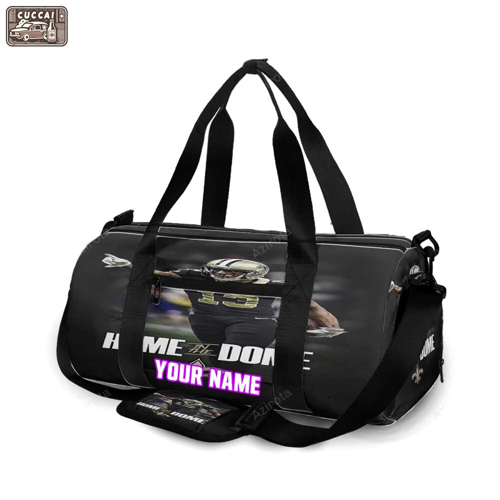 New orleans saints michael thomas2 personalized name travel bag gym bag 1958 Travel Bag