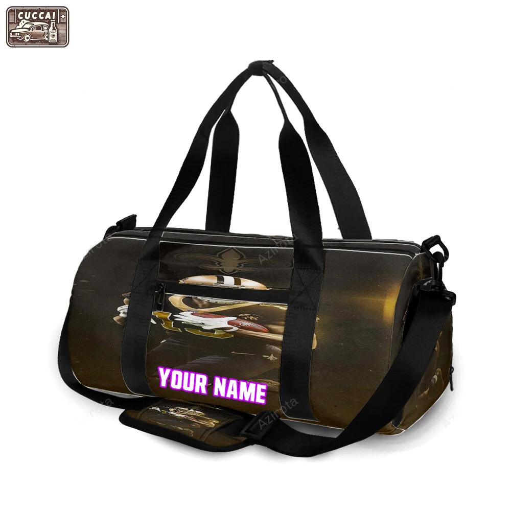New orleans saints michael thomas4 personalized name travel bag gym bag 1719 Travel Bag