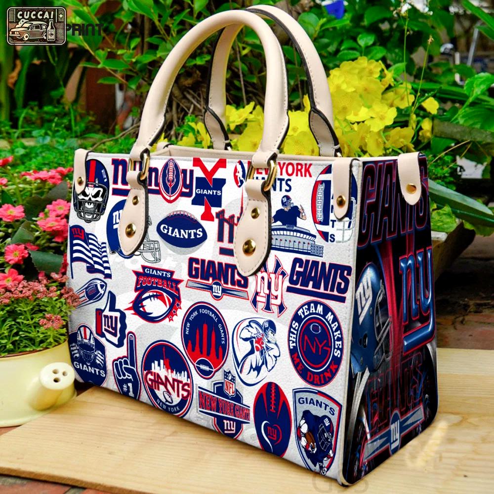 New york giants g2 leather bag for women gift 1463 Women Leather Hand Bag
