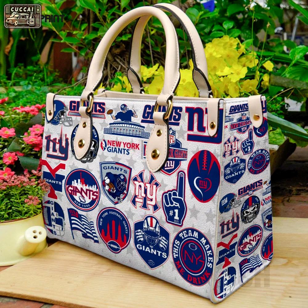 New york giants leather bag for women gift 1365 Women Leather Hand Bag