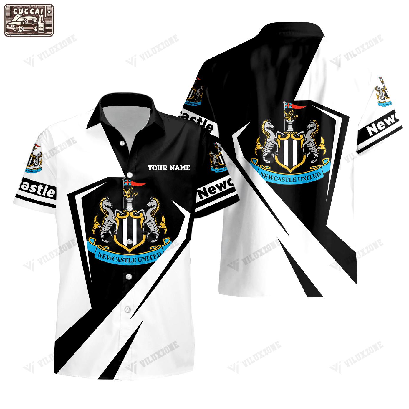 Newcastle united football club hawaiian shirt 8 Hawaii Shirt Shorts & Flip Flops