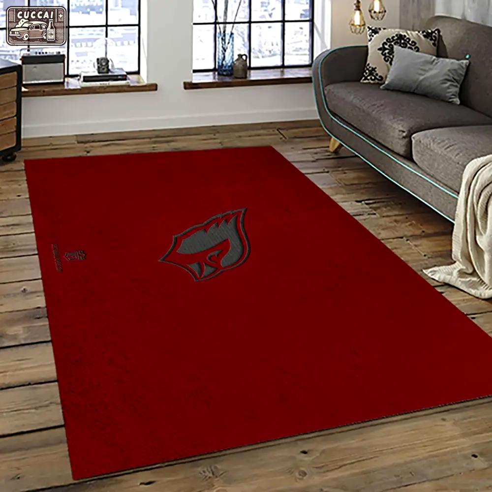 Nfl arizona cardinals football team logo sport carpet rectangle area rug for living room ac73 Rectangle Rug