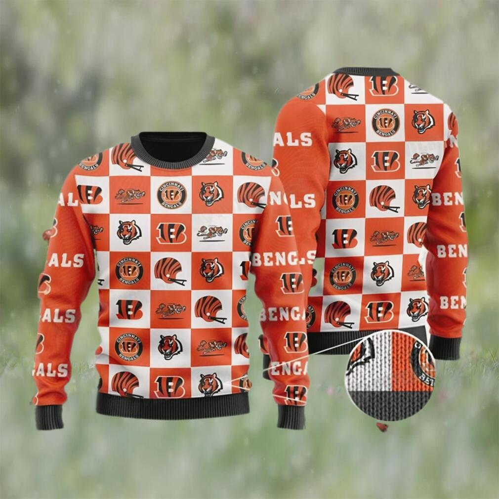 Nfl cincinnati football ugly christmas sweater bengals gifts Christmas Ugly Sweater