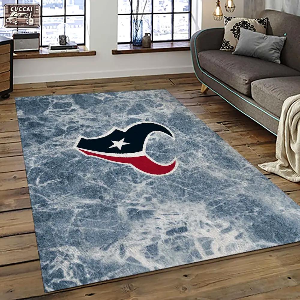 Nfl houston texans football team logo sport carpet area rug home decor best gift for friends ht53 Rectangle Rug