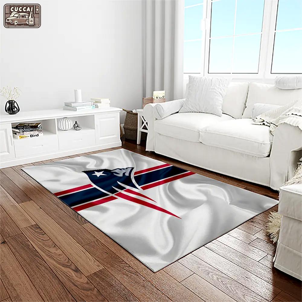 Nfl new england patriots football team logo rectangle area rug nep02 Rectangle Rug