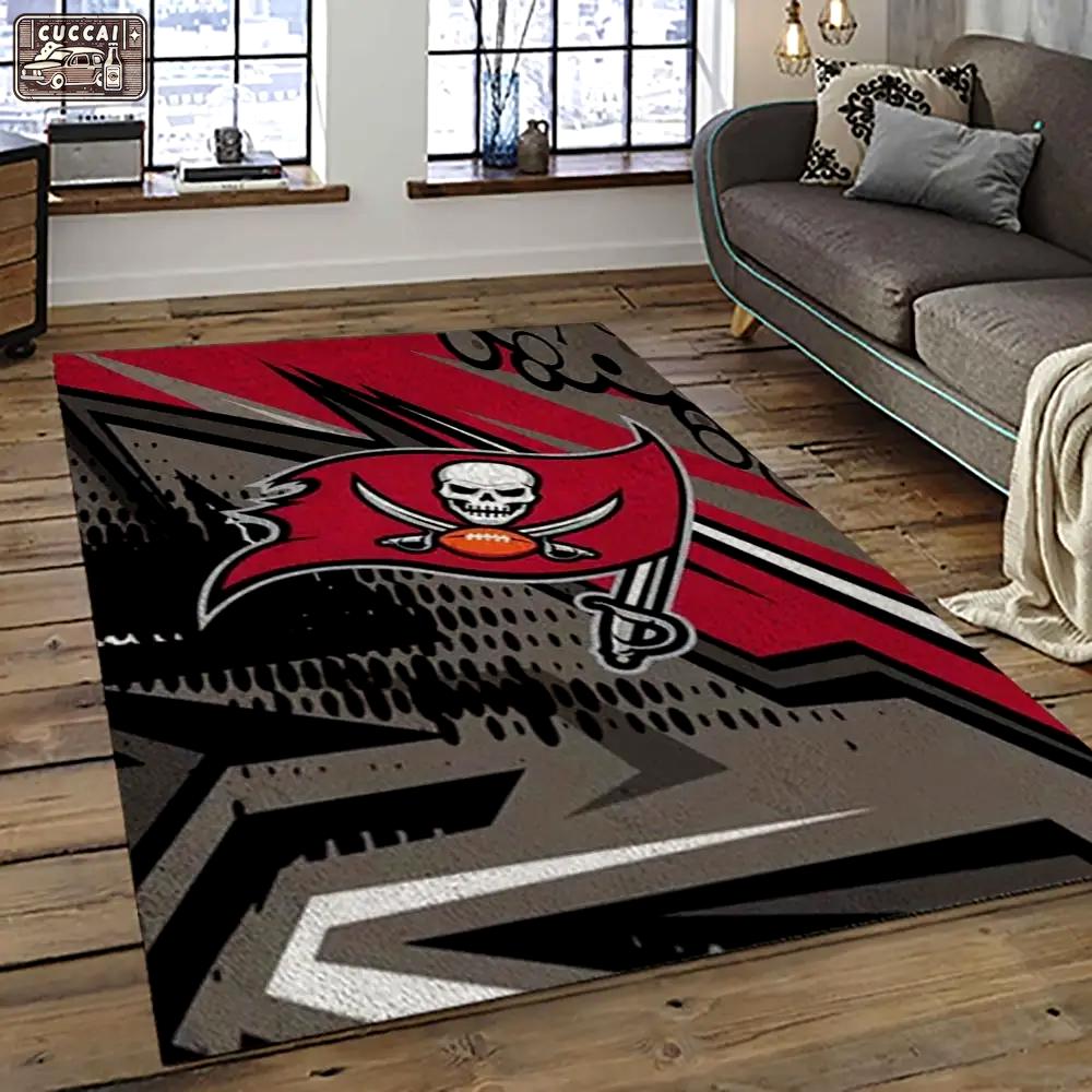 Nfl tampa bay buccaneers football team logo sport carpet area rug home decor best gift for friends tpbb22 Rectangle Rug