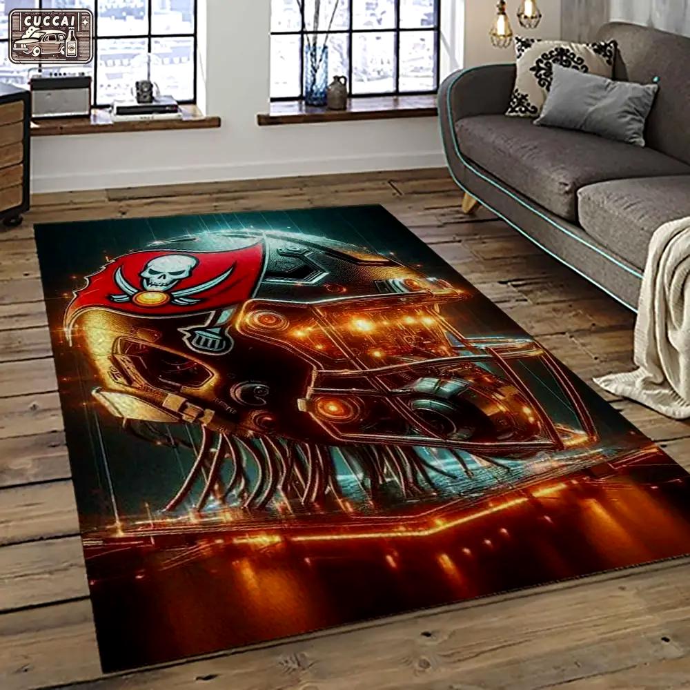 Nfl tampa bay buccaneers football team logo sport carpet area rug home decor best gift for friends tpbb53 Rectangle Rug