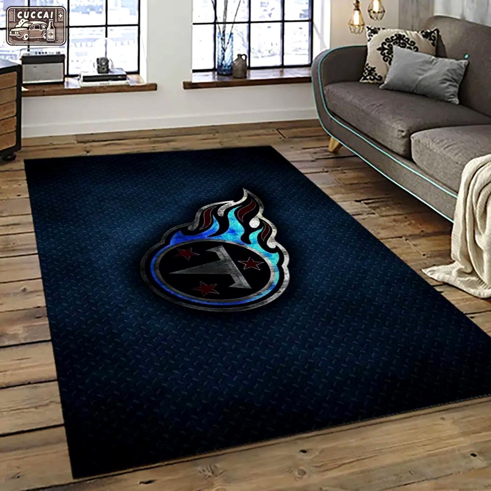 Nfl tennessee titans football team logo sport carpet area rug home decor best gift for friends tt36 Rectangle Rug
