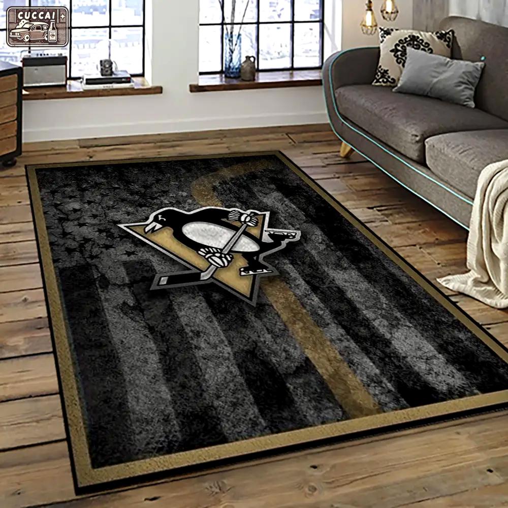 Nhl boston bruins hockey team logo sport carpet rectangle area rug for living room bb15 Rectangle Rug
