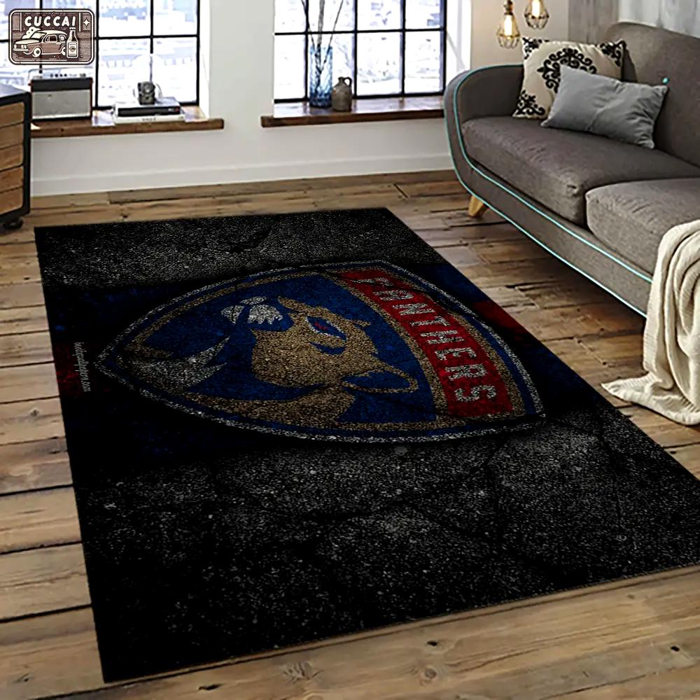 Nhl florida panthers hockey team logo sport carpet rectangle area rug for living room fp27 Rectangle Rug