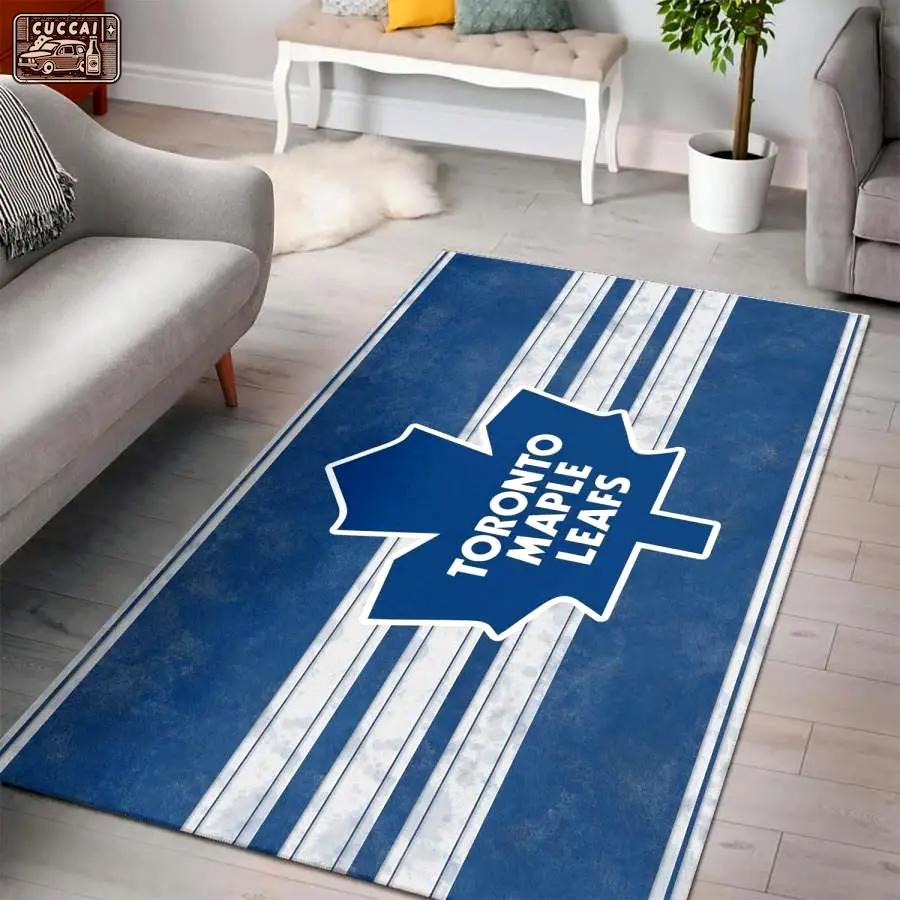 Nhl toronto maple leafs living room rug home decor carpet rug 2002174 Rectangle Rug