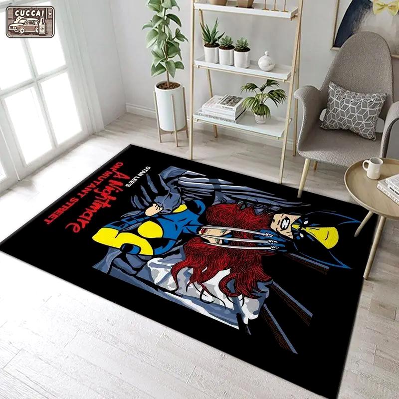 Nightmare on mutant area rug living room and bed room rug rug regtangle carpet floor decor home decor Rectangle Rug