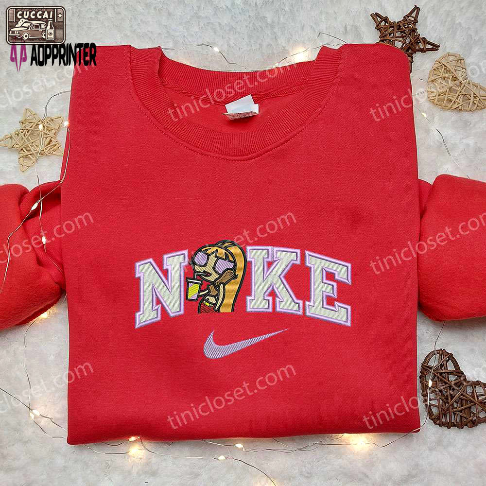 Nike blossom x powerpuff girls embroidered sweatshirt & shirt Embroidered Shirt