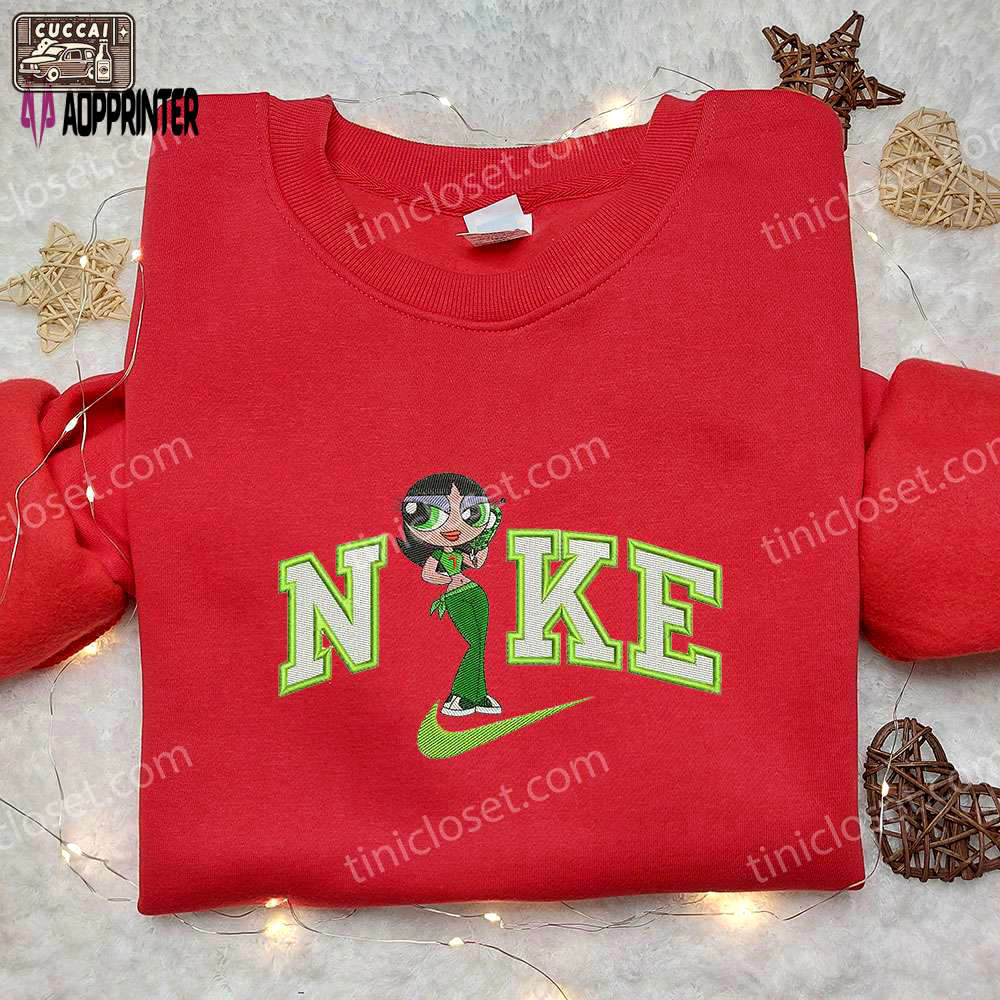 Nike x buttercup embroidered sweatshirt: powerpuff girls & inspired shirt Embroidered Shirt