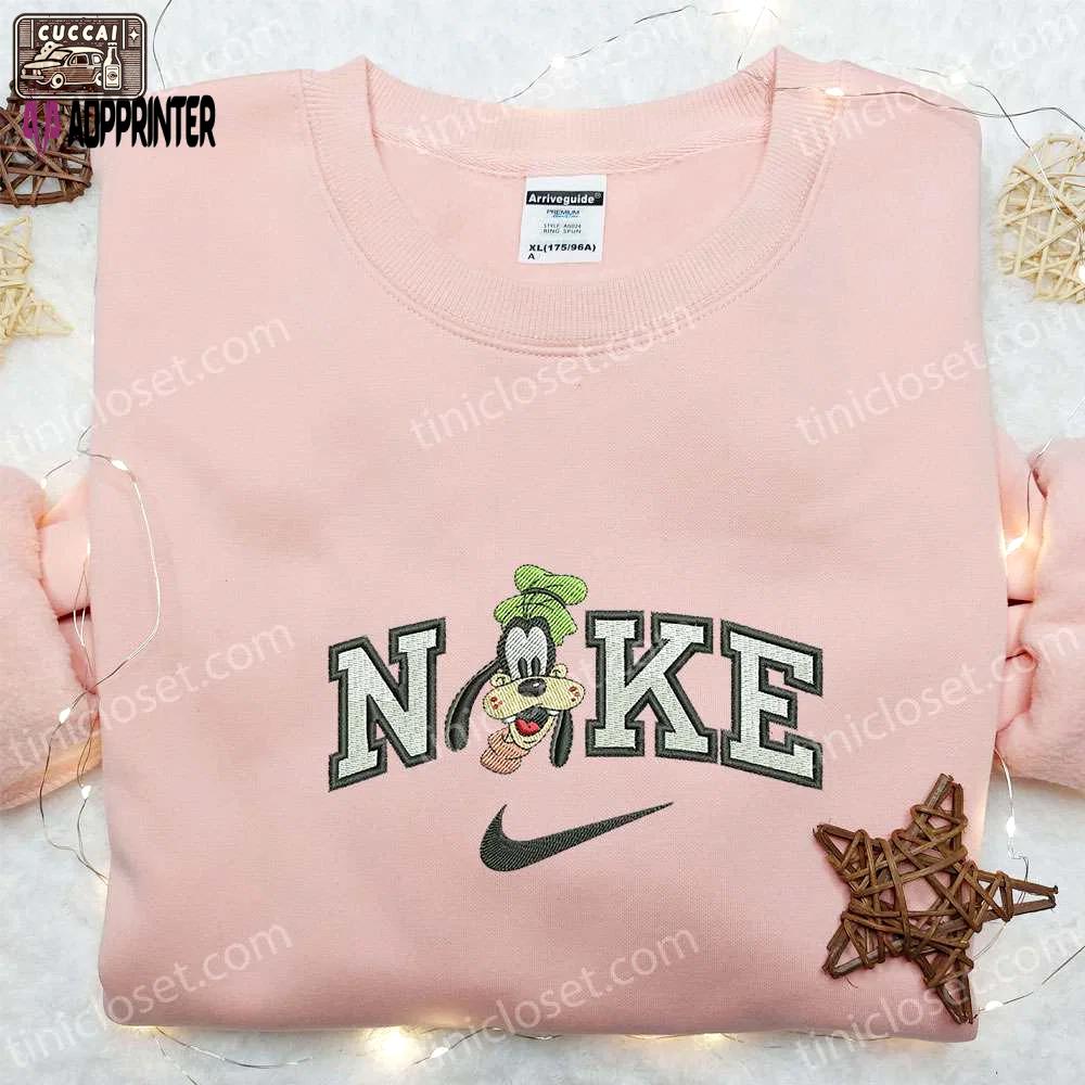 Nike x goofy & walt disney embroidered sweatshirt shirt & t-shirt – inspired collection Embroidered Shirt
