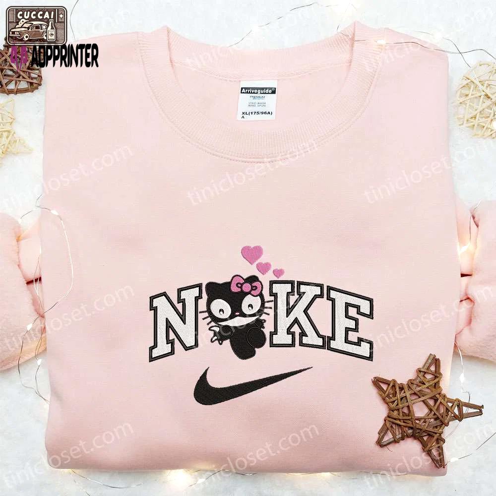 Nike x hello kitty catwoman heart shirt & valentine s day hoodie: best gift ideas Embroidered Shirt