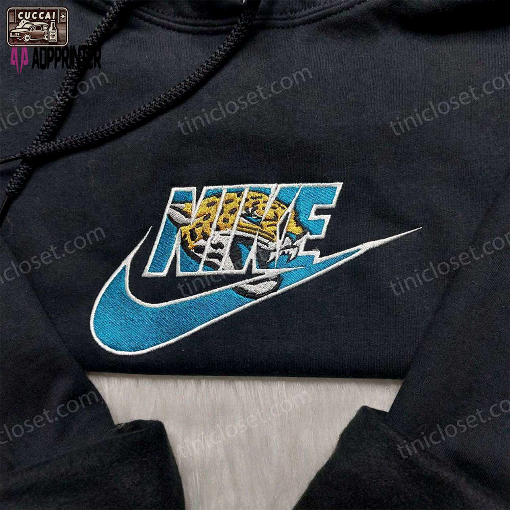 Nike x jacksonville jaguars embroidered shirt nfl fan clothing Embroidered Shirt
