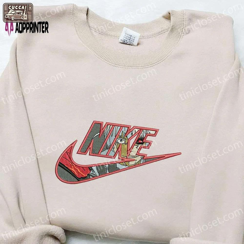Nike x ken kaneki anime embroidered sweatshirt: tokyo ghoul hoodie perfect family birthday gift Embroidered Shirt