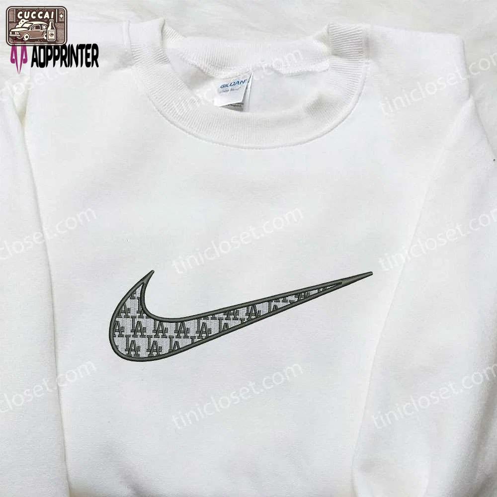 Nike x la embroidered shirt: customized and stylish gift for family Embroidered Shirt