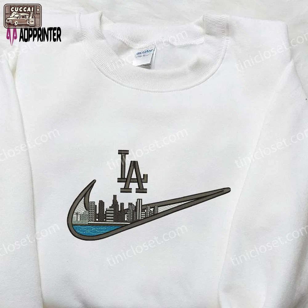 Nike x los angeles city & nature embroidered shirts – inspired nike designs Embroidered Shirt