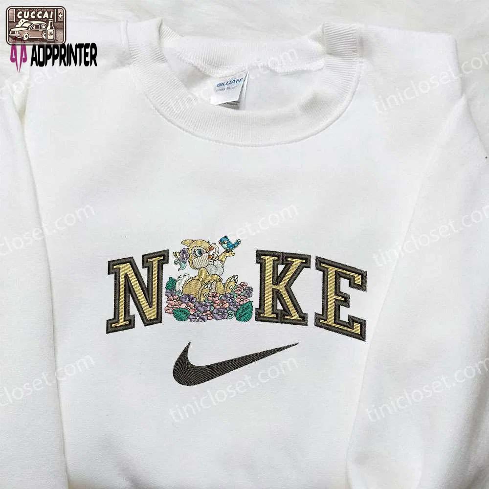 Nike x miss bunny embroidered shirt: disney cartoon inspired apparel Embroidered Shirt
