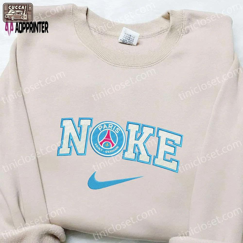 Nike x paris embroidered hoodie national flag shirt & inspired t-shirt: shop now! Embroidered Shirt