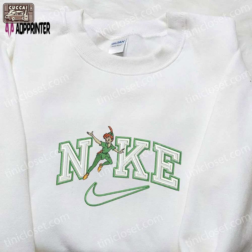 Nike x peter pan embroidered shirt: disney characters inspired t-shirt Embroidered Shirt