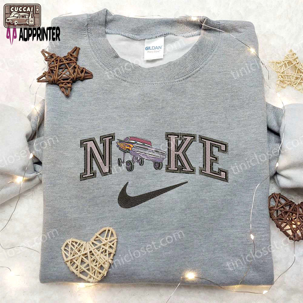 Nike x ramone & pixar cars embroidered sweatshirt & shirt – unique nike inspired designs Embroidered Shirt