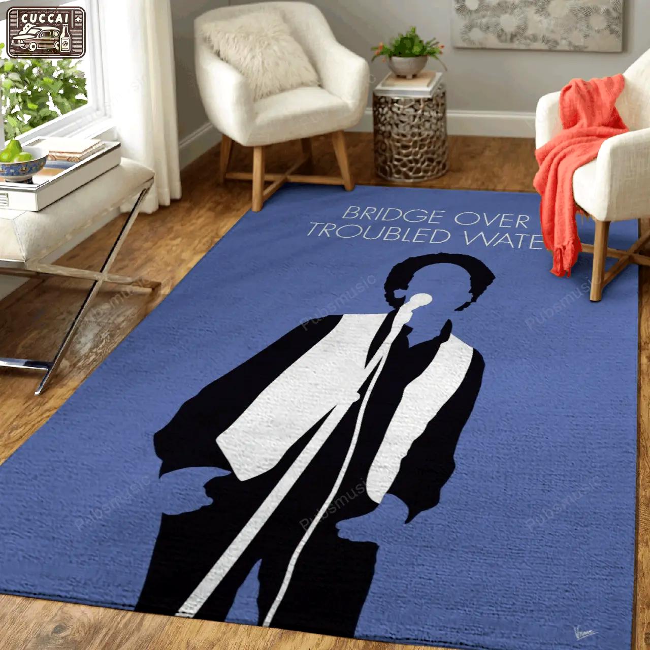 No098 my art garfunkel minimal music artwork minimal music artworks art for fans area rug living room carpet rug regtangle decor home decor Rectangle Rug