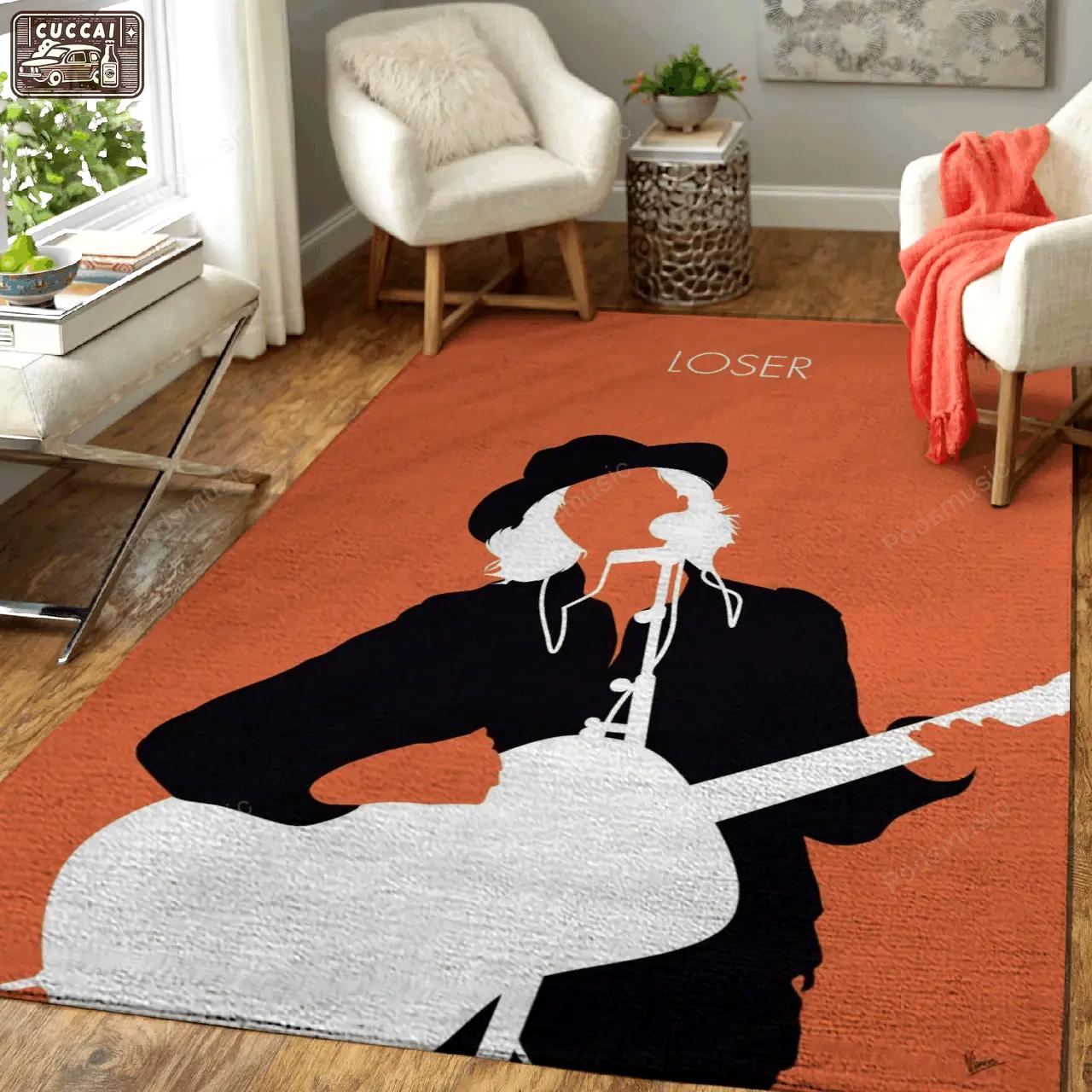 No123 my beck minimal music artwork minimal music artworks art for fans area rug living room carpet rug regtangle carpet floor decor home decor Rectangle Rug