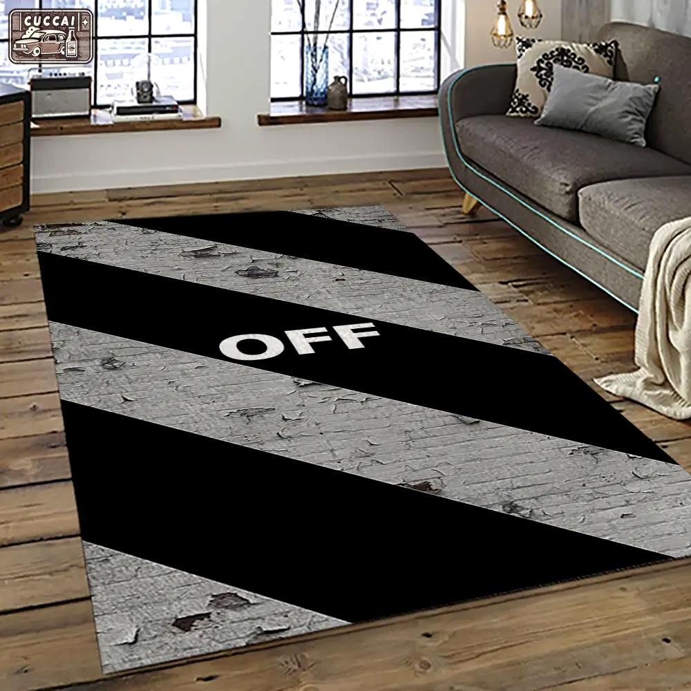 Off white fashion carpet rectangle area rug for living room bedroom decor owt19 Rectangle Rug