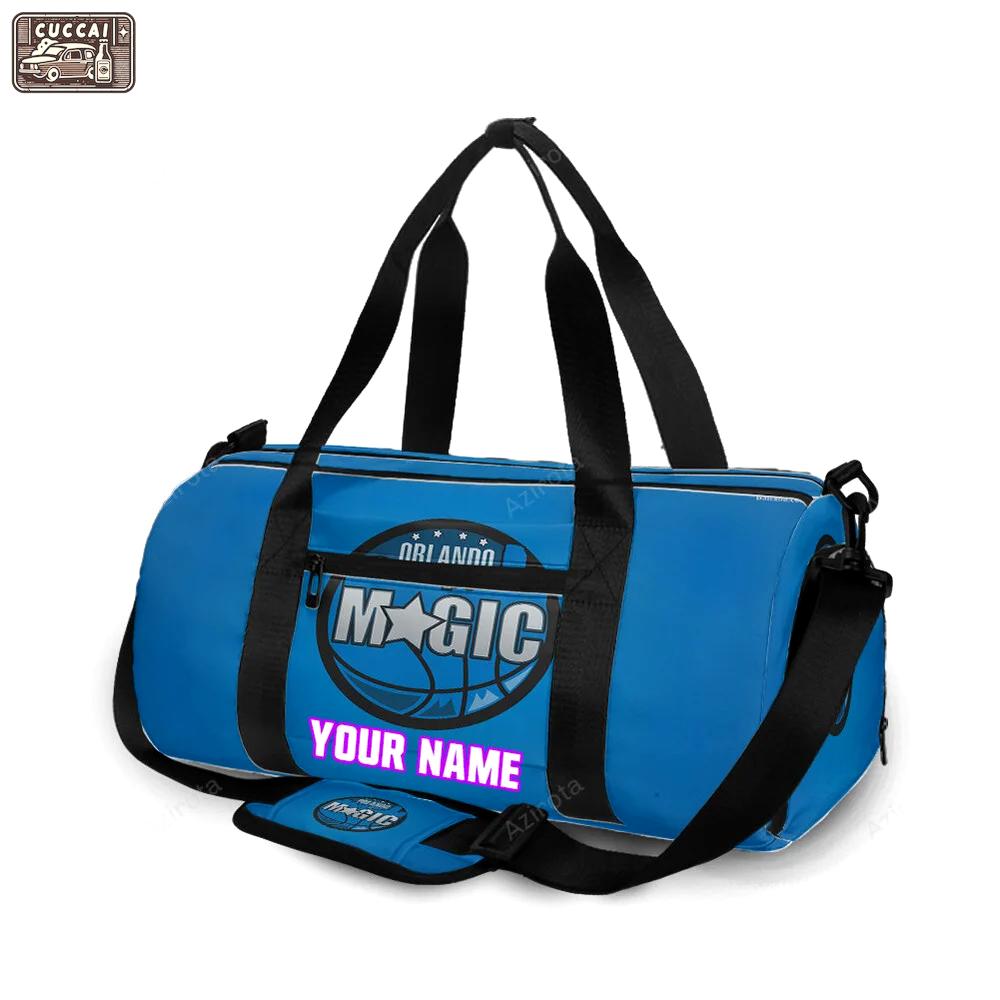 Orlando magic ball blue personalized name travel bag gym bag 1906 Travel Bag